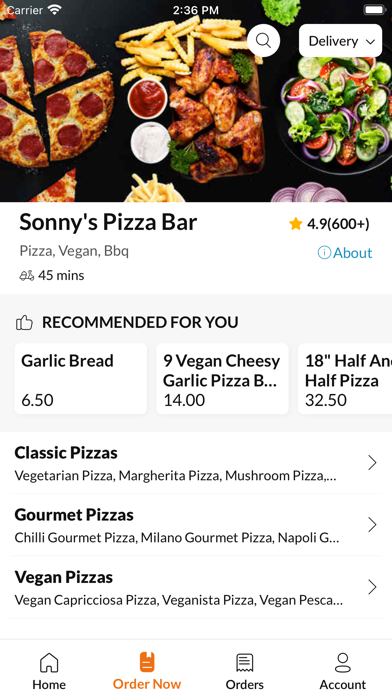 Screenshot #3 pour Sonnys Pizza Bar