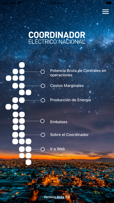 Screenshot #1 pour Coordinador Eléctrico de Chile