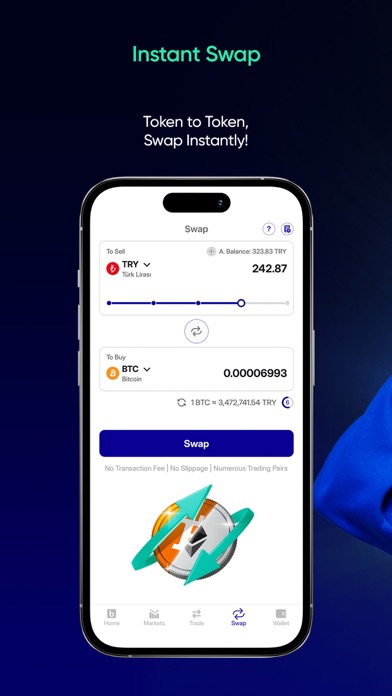 Bitlo: Bitcoin & Kripto Para iPhone screenshot 4 - Finance app