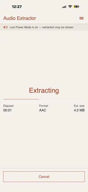 Extractor: Video to Audio screenshot 2