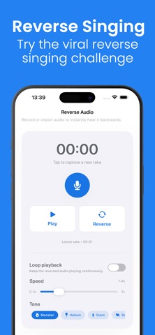 Reverse Audio - Voice Reverser Screenshot 4 of 5