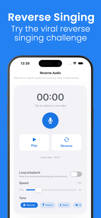Reverse Audio - Voice Reverser Screenshot 4 of 5