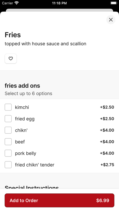 So-Ju Chikn' To Go iPhone screenshot 4 - Food & Drink app