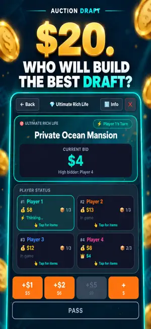 Auction Draft: $20 Battle screenshot 1