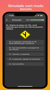 Simulado DETRAN screenshot