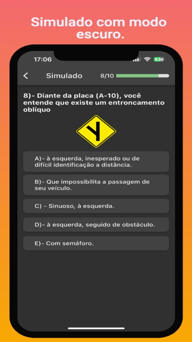 Simulado DETRAN Screenshot 1 of 5