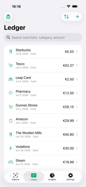SnapSpend: Spending Tracker screenshot 3