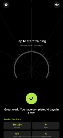Kegel Exercise Coach iPhone screenshot