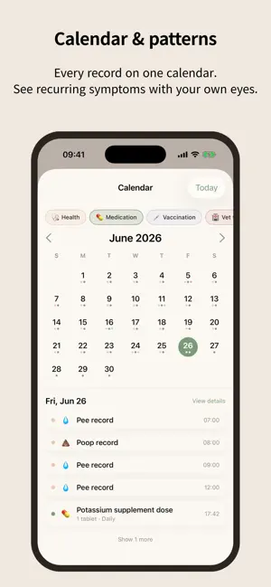 Meowstiny: Cat Health Diary screenshot 2