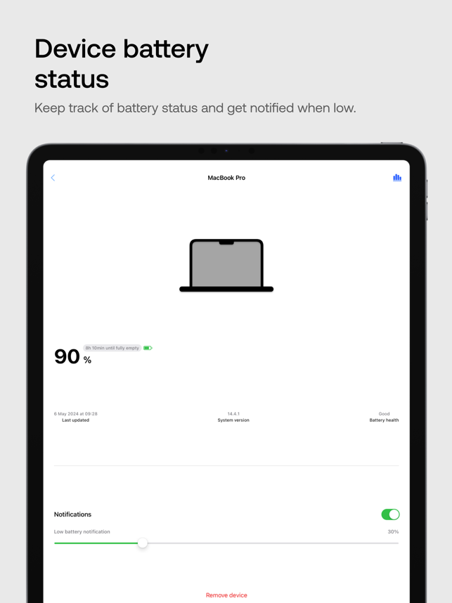 ‎Battery Life Monitor: Drainn Screenshot