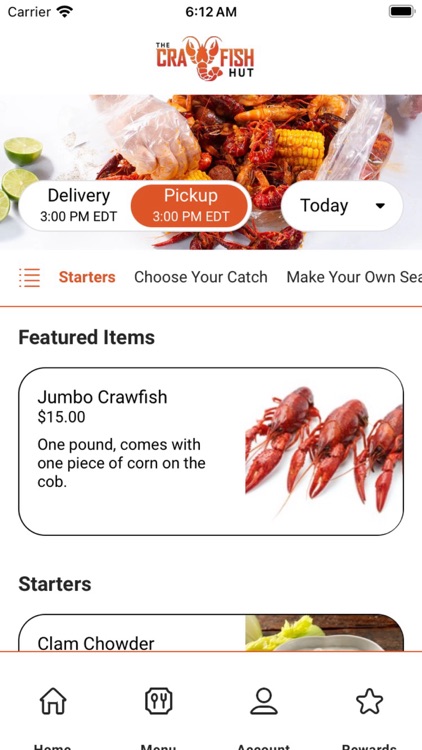 The Crawfish Hut App