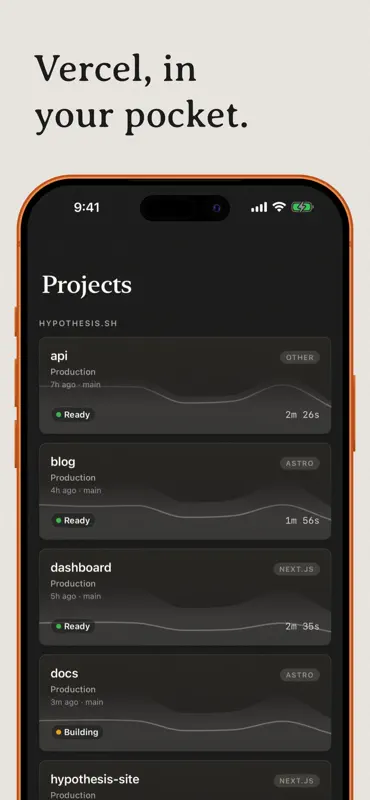 Scalene for Vercel screenshot 1 of 6