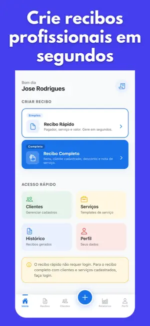 Recibo Fácil screenshot 1
