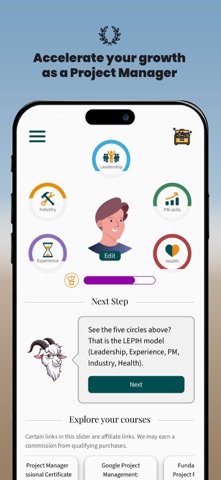PM GOAT: Fun Project Education Screenshot 1 of 6