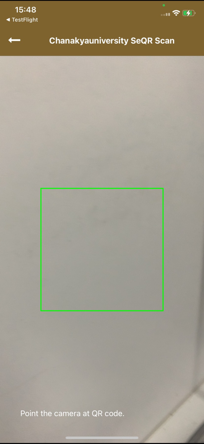 Chanakya University SeQR Scan