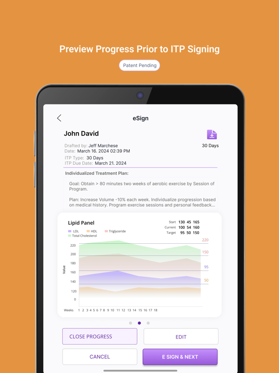 Nudj Clinicians iPad screenshot 8 - Medical app