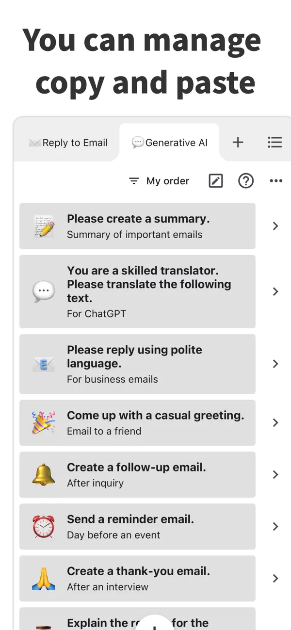 #2. CopyPaste - Paste Quickly Now (iOS) بواسطة: naoki otsu