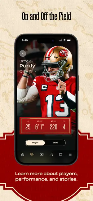 San Francisco 49ers iPhone screenshot 4
