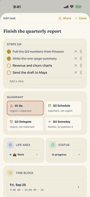 Eisenhour: Daily Planner screenshot 3