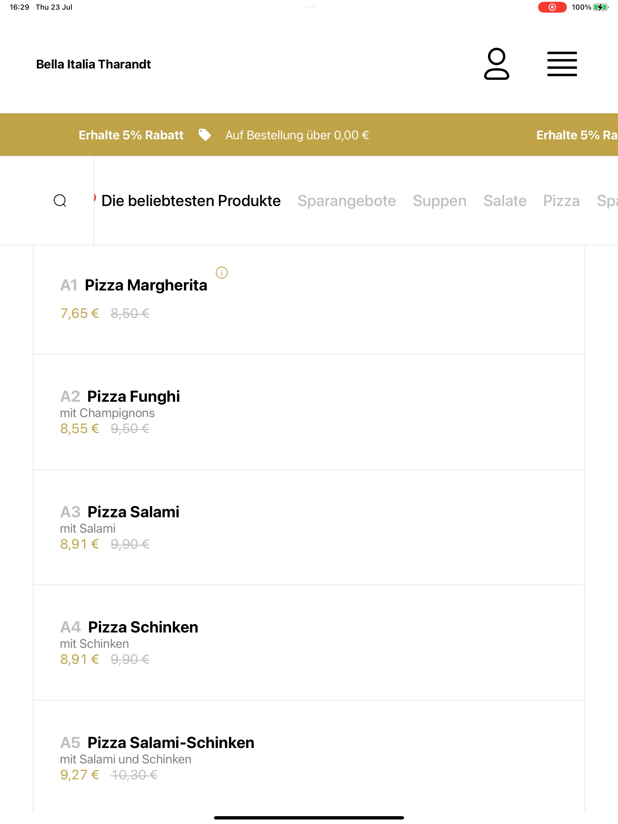 Bella Italia Restaurant screenshot 14