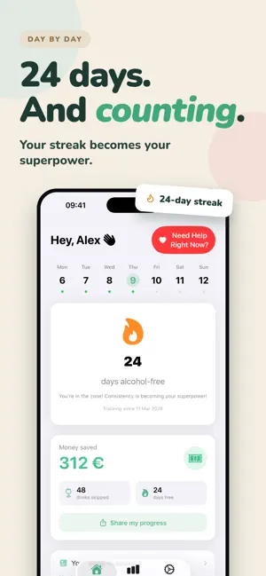 QUITHOL: Quit Drinking Tracker screenshot 2