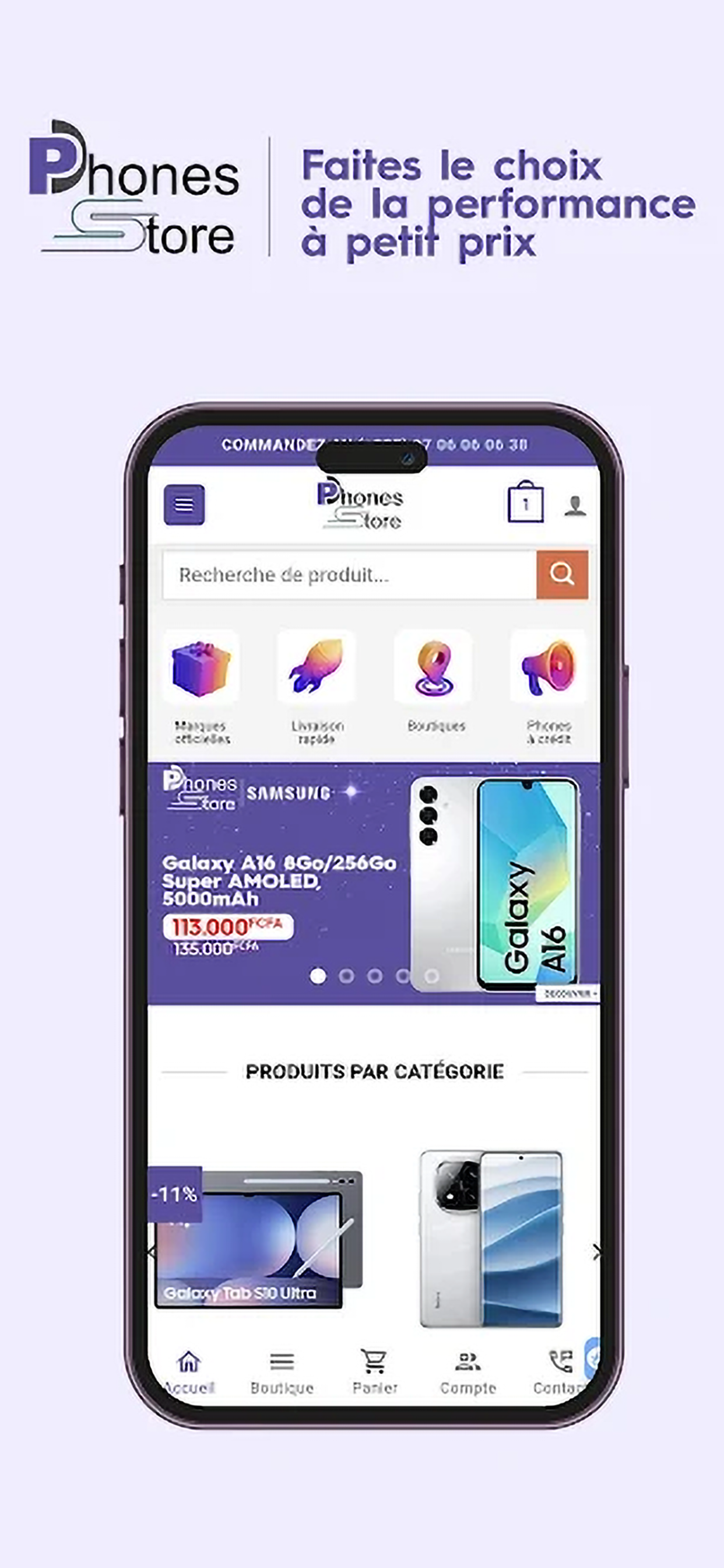 Phones Store CI screenshot 3