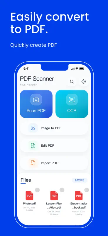 PDF Scanner - File Reader screenshot 1 of 5