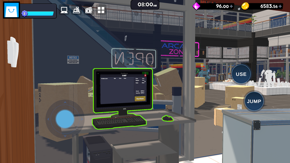 #2. Supermarket Simulator Mobile (iOS) 由: Dongguan Keyu Network