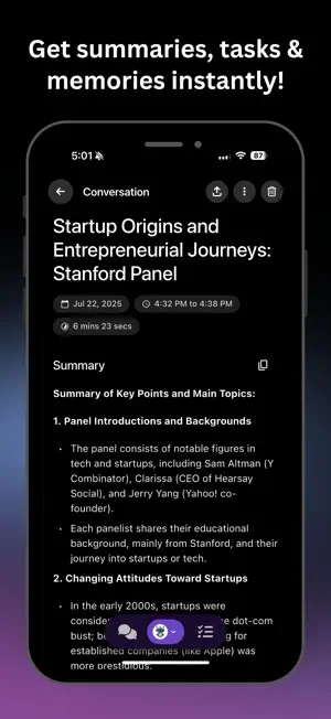 Omi - Smart Meeting Notes screenshot 3