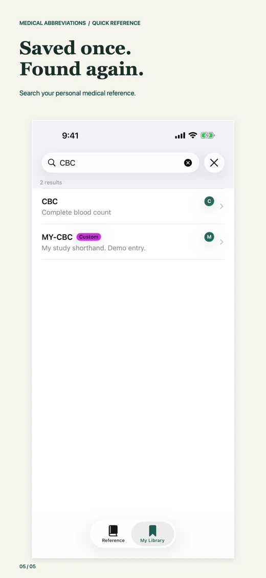 Medical Abbreviations: Quick screenshot 5