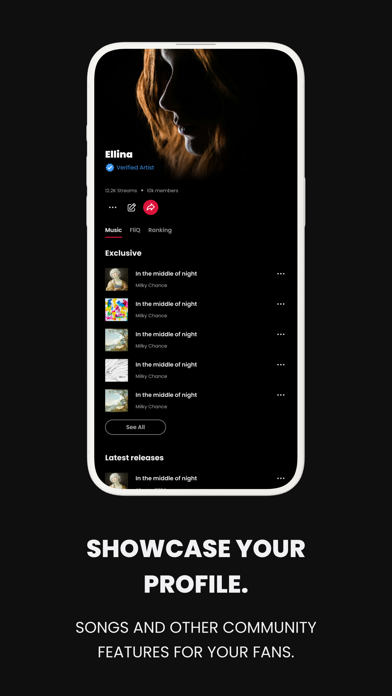 FanFliQ for Artist Screenshot