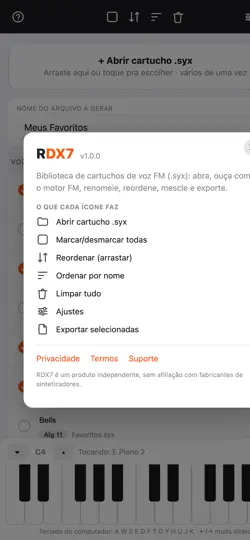 Screenshot von RDX - FM Manager - AUv3 auf dem iPhone 3