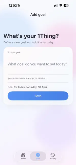 OneThing - One Task screenshot 3