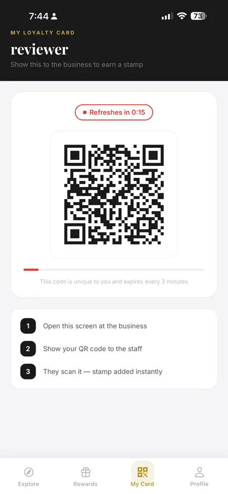 MyStamp Rewards screenshot 3