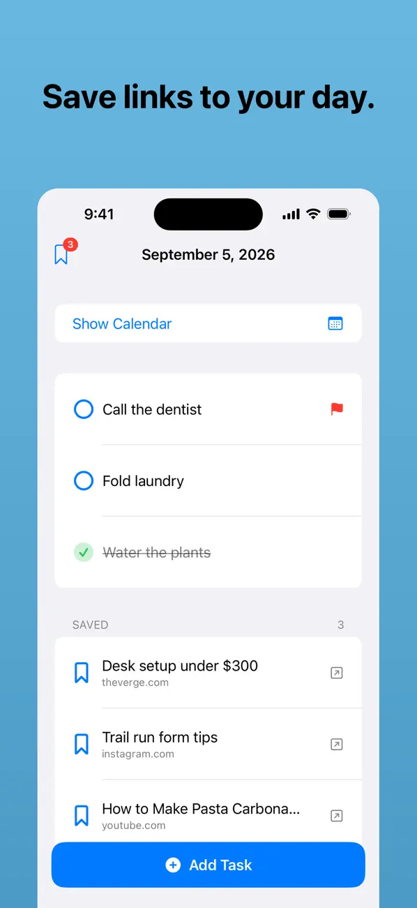 Screenshot #1 pour Daily to do lists