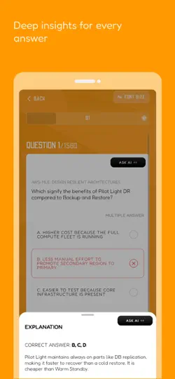 AWS AI Engineer Prep: With AI iPhone Screenshot 4