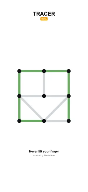 Tracer: One Line Puzzle screenshot 1