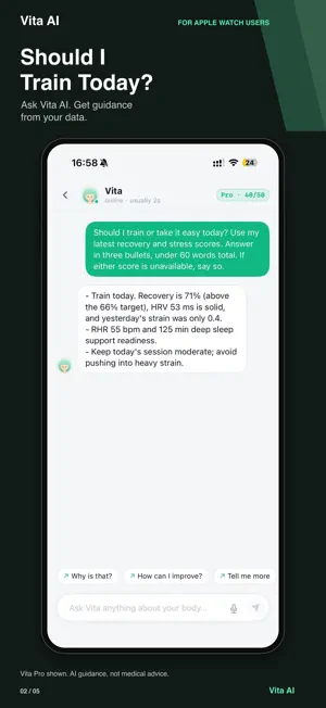 Vita AI: Recovery & Body Age screenshot 2