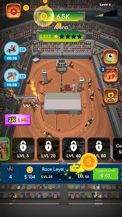 Screenshot #1 pour Idle Horse Jockey Racing