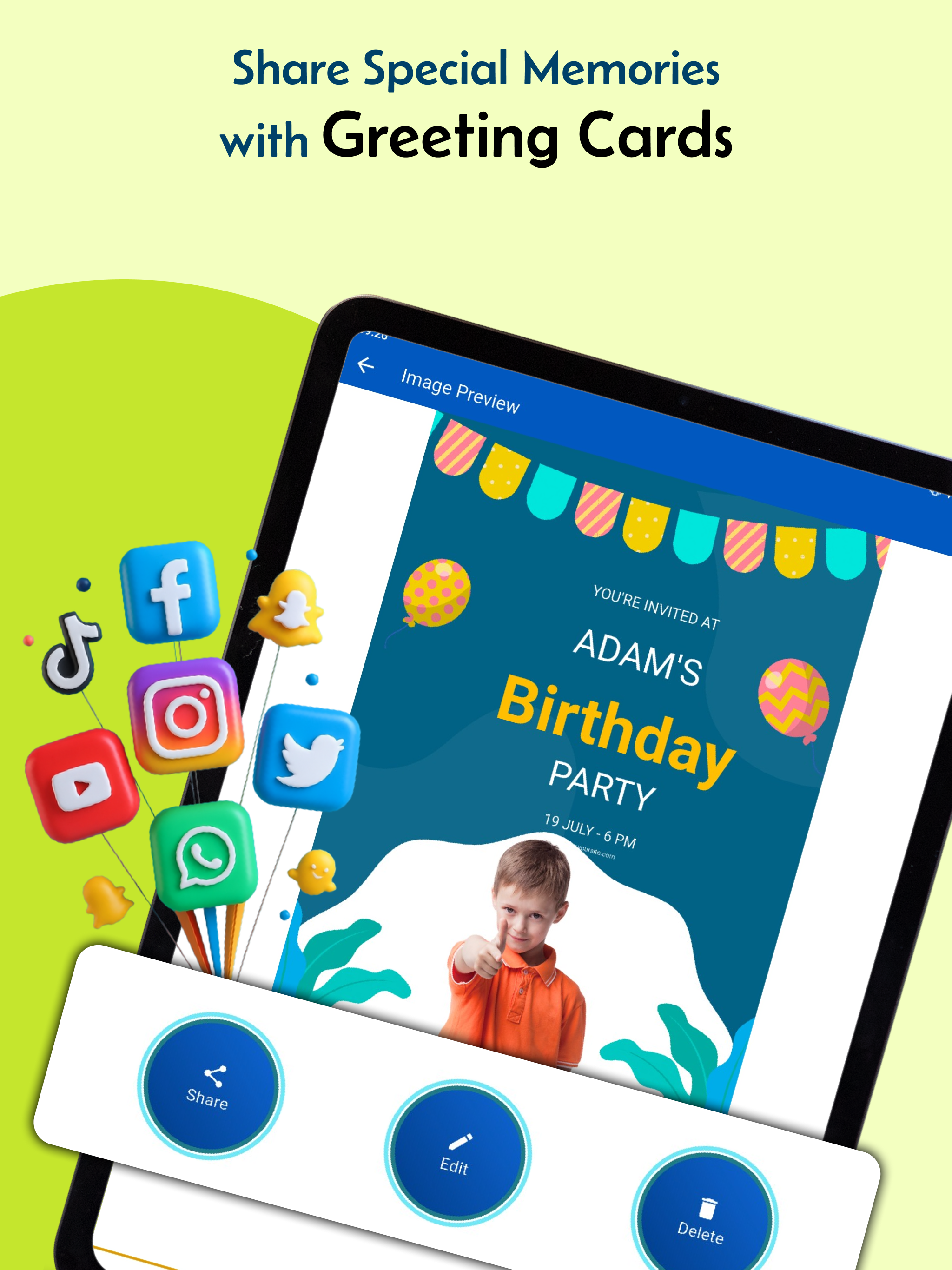 Greeting Card Maker & Stickers screenshot 20