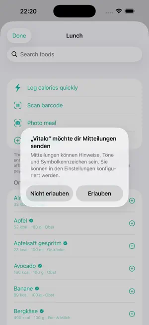 Vitalo: Calorie & Fasting screenshot 3