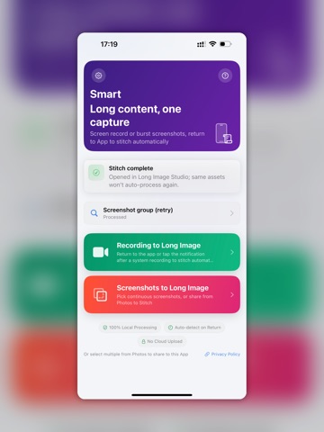 SmartScrollCapture iPad screenshot