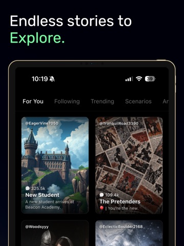 Hangjam: AI Stories iPad screenshot 1