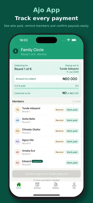 Ajo - Group Savings screenshot 2