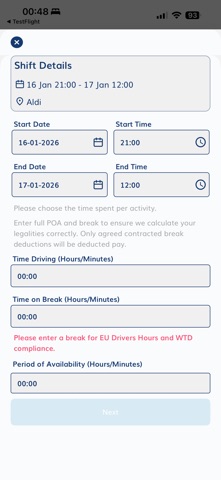 App screenshot