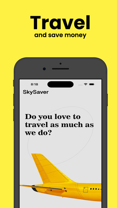 SkySaver: Smart Flight Deals Screenshot