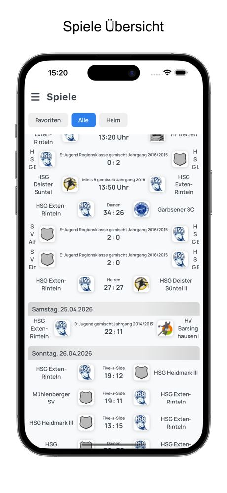 HSG Exten-Rinteln screenshot 3
