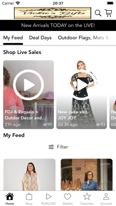 Shop Vickies Gifts Screenshot