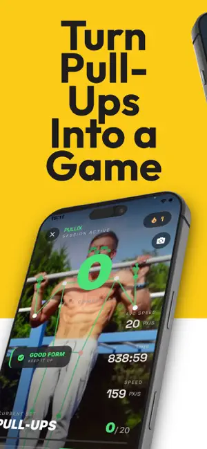 Pullix - AI Pull Up Coach screenshot 1