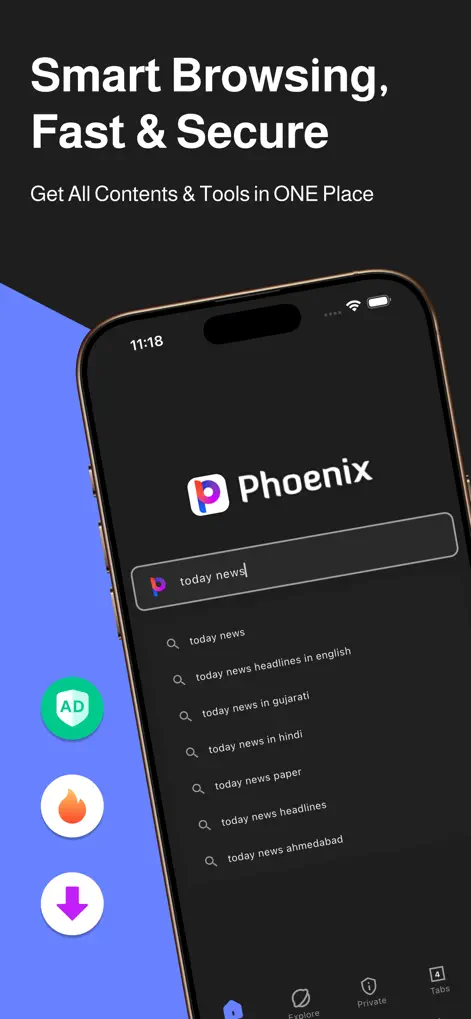 Phoenix - Fast Mobile Browser - Utilities App | MWM